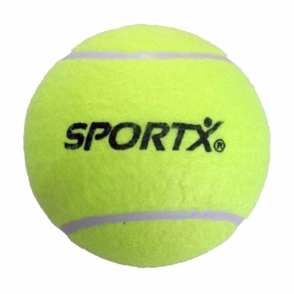 Grote tennisbal 13 cm 2 stuks -