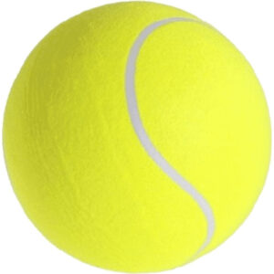 Mega tennisbal XXL geel 22 cm speelgoed/sportartikelen -
