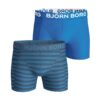 Björn Borg Twin Stripe boxershorts 2-pack heren blauw -
