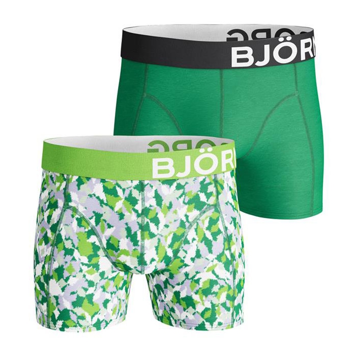 Benodigdheden roddel gebruik Björn Borg Abstract Animal boxershorts 2-pack heren groen/zwart -  Tennisrackets4u.nl