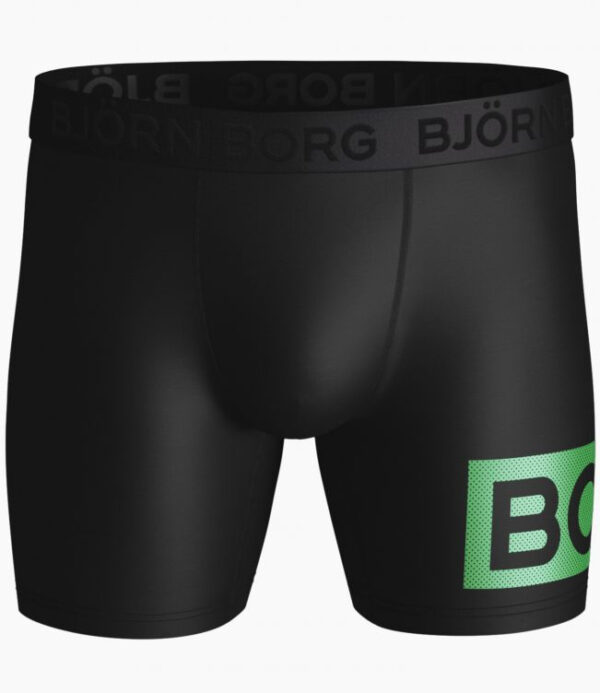 Björn Borg Radiate 1-Pack boxershort heren zwart/groen -