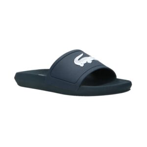 Lacoste Croco Slide slippers heren marine/wit -