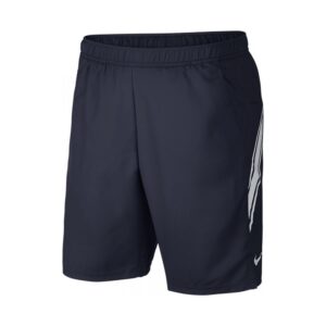 Nike Court Dry 9 inch tennisshort heren marine/wit -