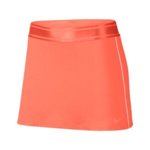 Nike Court Dry Straight tennisrokje dames oranje -