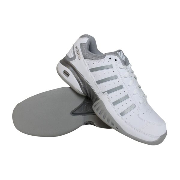 K-Swiss Receiver IV Carpet tennisschoenen dames wit/zilver -