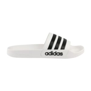 adidas Adilette Cloudfoam slippers wit/zwart -