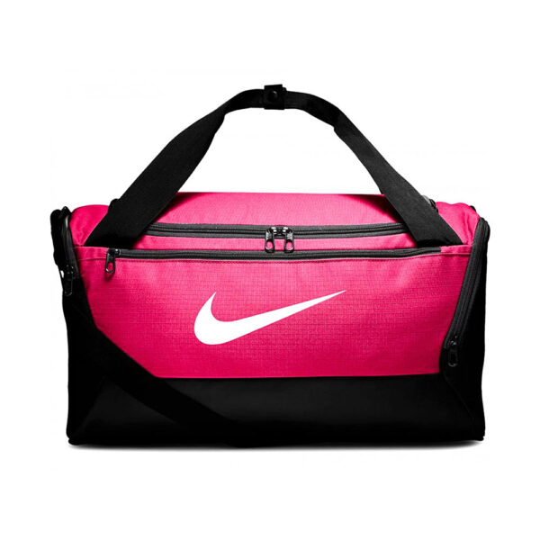 Nike Brasilia Small Duffel sporttas roze/zwart -