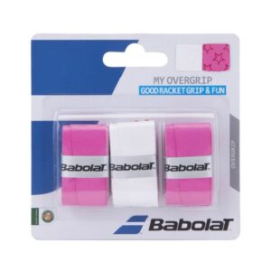 Babolat My Overgrip 3 stuks roze/wit -