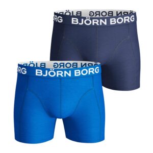 Björn Borg boxershorts 2-pack heren marine/blauw -