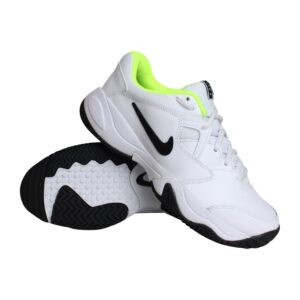 Nike Court Lite tennisschoenen jongens wit -