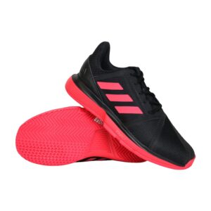 adidas CourtJam Bounce tennisschoenen heren zwart/rood -