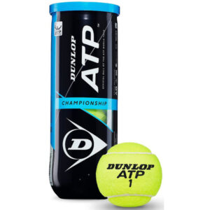 Dunlop tennisbal ATP Championship rubber/vilt geel 3 stuks -