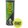 Dunlop tennisbal Fort All Court rubber/vilt geel 4 stuks -