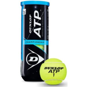 Dunlop tennisballen ATP rubber/vilt geel 4 stuks -