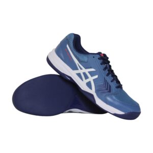Asics Gel-Dedicate 5 Indoor tennisschoenen heren blauw/wit -