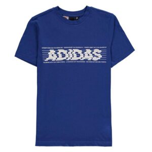 adidas Lineage shirt jongens blauw -