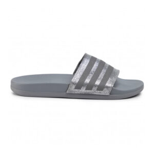 adidas Adilette Comfort slippers dames grijs/zilver -