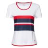 Fila Samira shirt dames wit/rood/blauw -