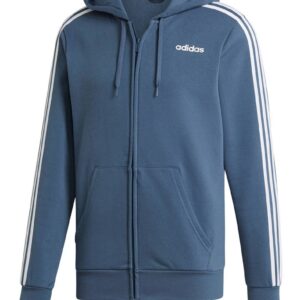 adidas Essentials 3-Stripes vest heren blauw/wit -