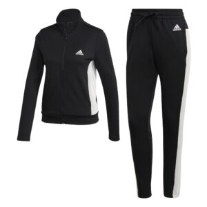adidas Team Sports trainingspak dames zwart/wit -