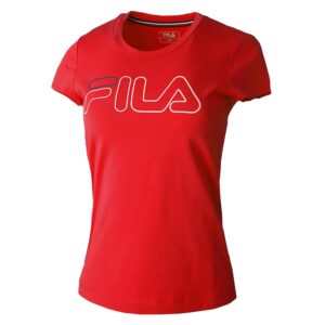 Fila Reni shirt dames rood/logo -