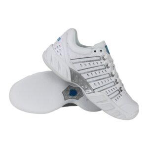 K-Swiss Bigshot Light Leather Carpet tennisschoenen dames wit/zilver/blauw -