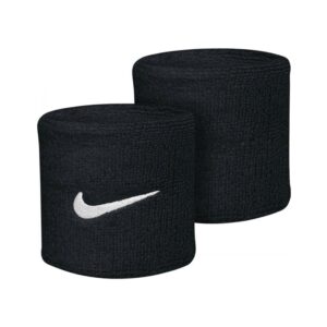 Nike Swoosh polsbanden 2 stuks zwart/wit -