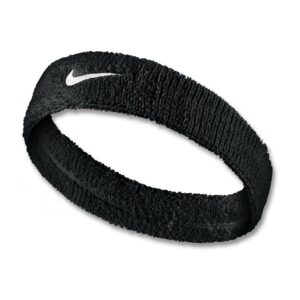 Nike Swoosh hoofdband zwart/wit -