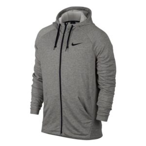 Nike Dry FZ Fleece vest heren grijs -