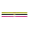 Nike elastische haarbanden 3-pack geel/zwart/roze -