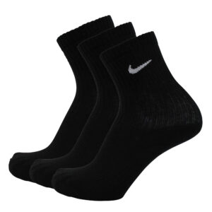 Nike sokken hoog 3 paar zwart -