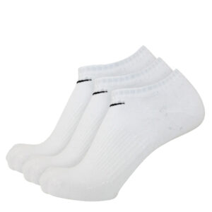 Nike sokken laag 3 paar wit -