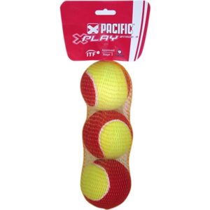 Pacific tennisballen X Play Stage rood/geel 3 stuks -